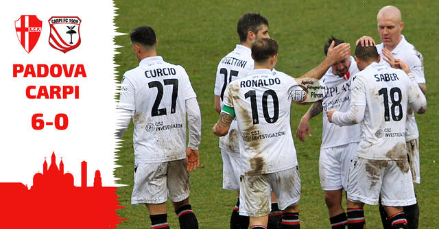 Padova-Carpi 6-0 (Ph. profilo Twitter Padova)