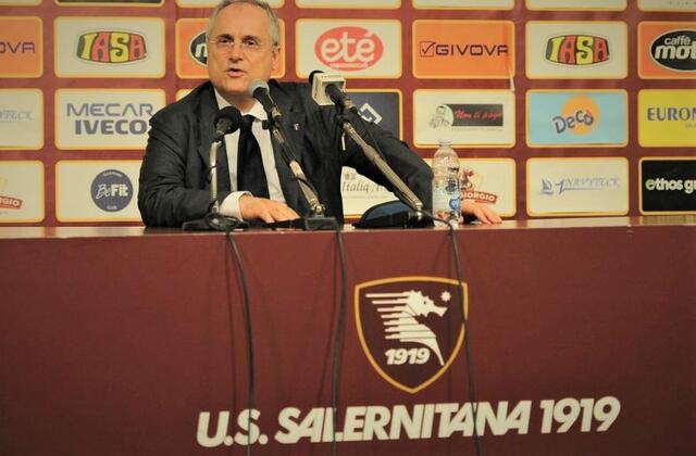 Claudio Lotito, presidente della Salernitana (ph social)