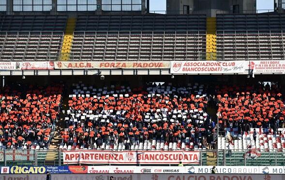 Padova-Catanzaro streaming (ph. Twitter)