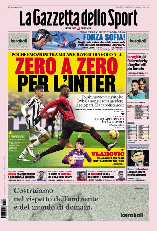 La gazzetta dello sport
