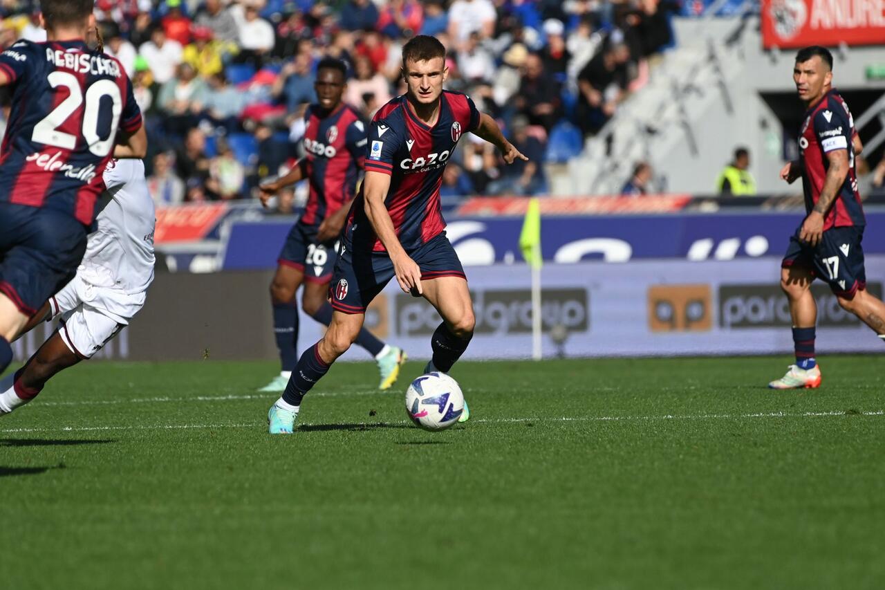 Serie A, il Bologna in campo