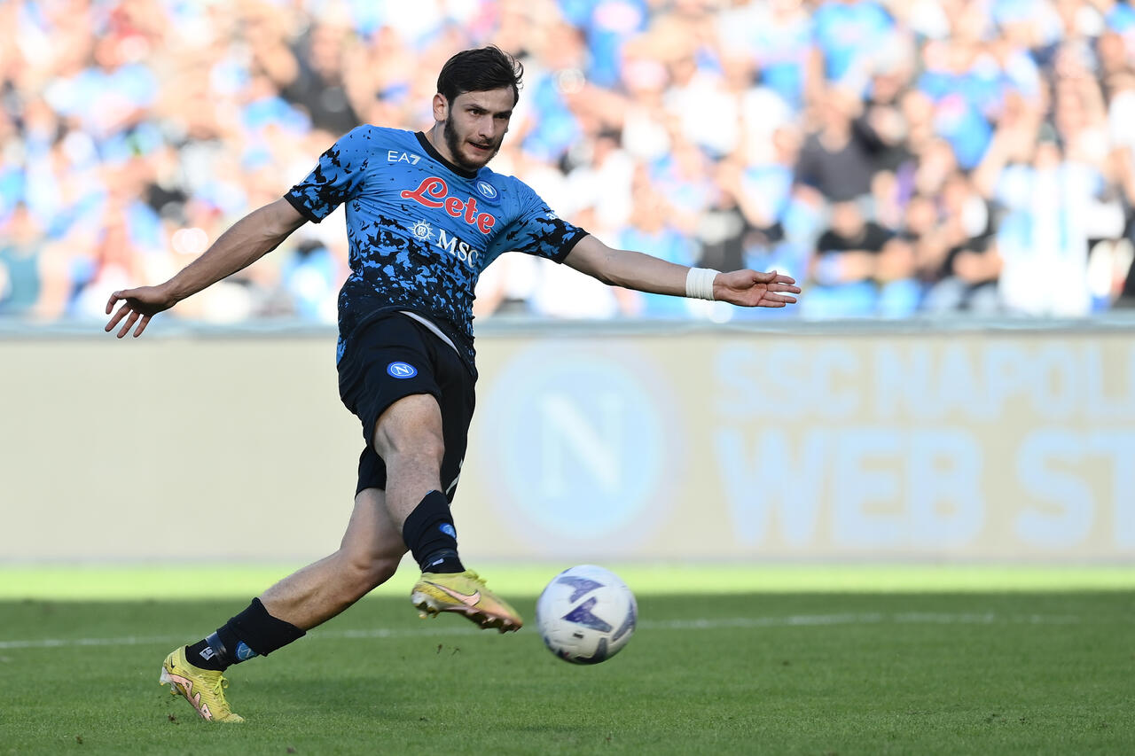 Kvaratskhelia, l'attaccante del Napoli