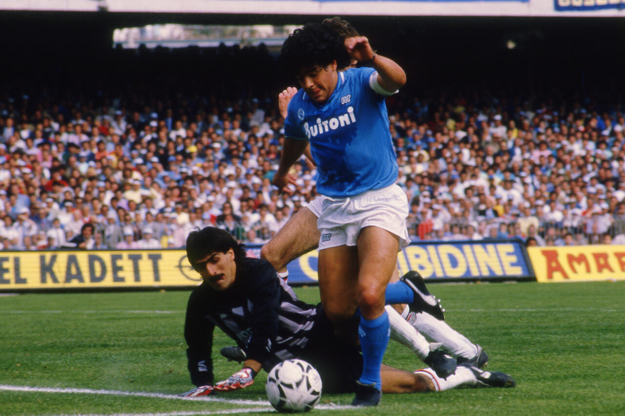 Diego Maradona, al Napoli