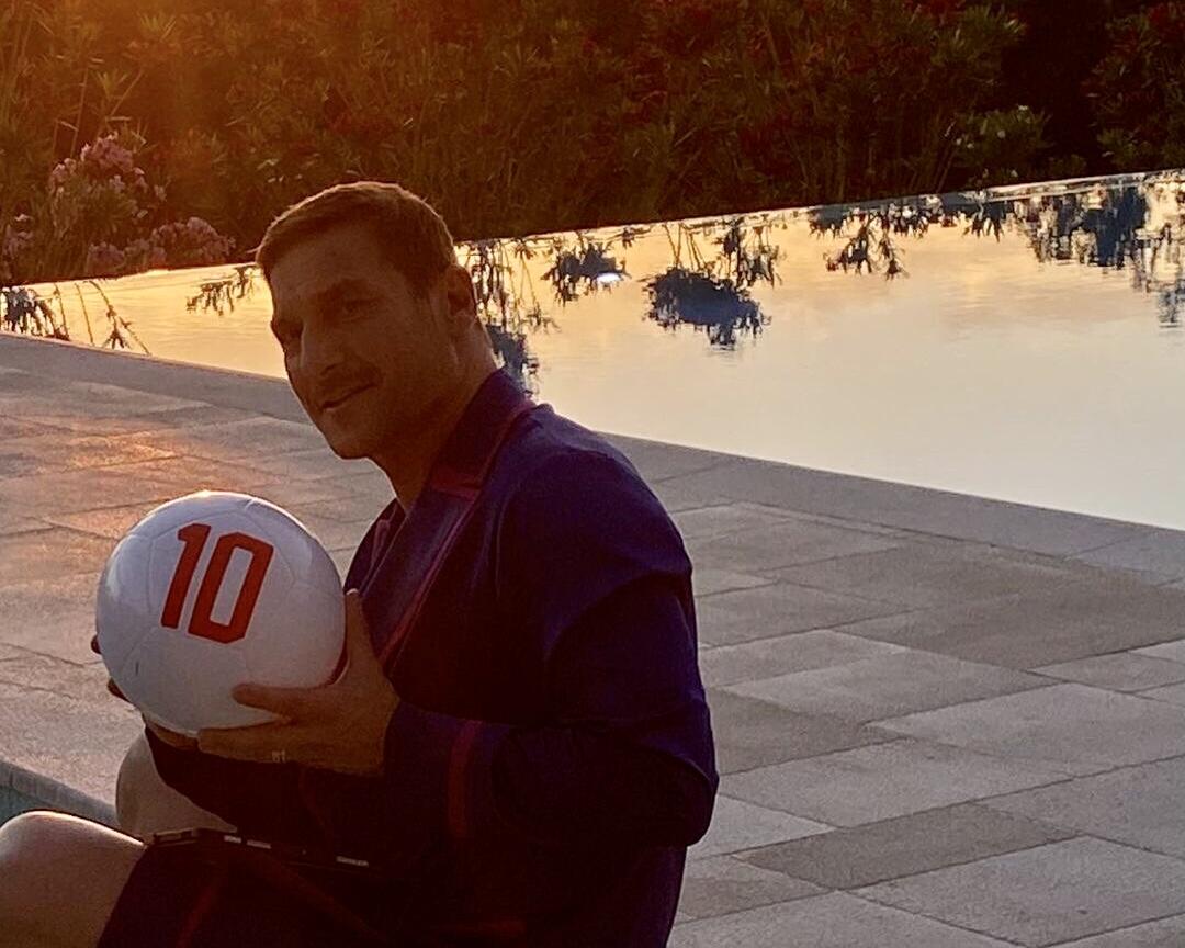 Totti, ex capitano della Roma