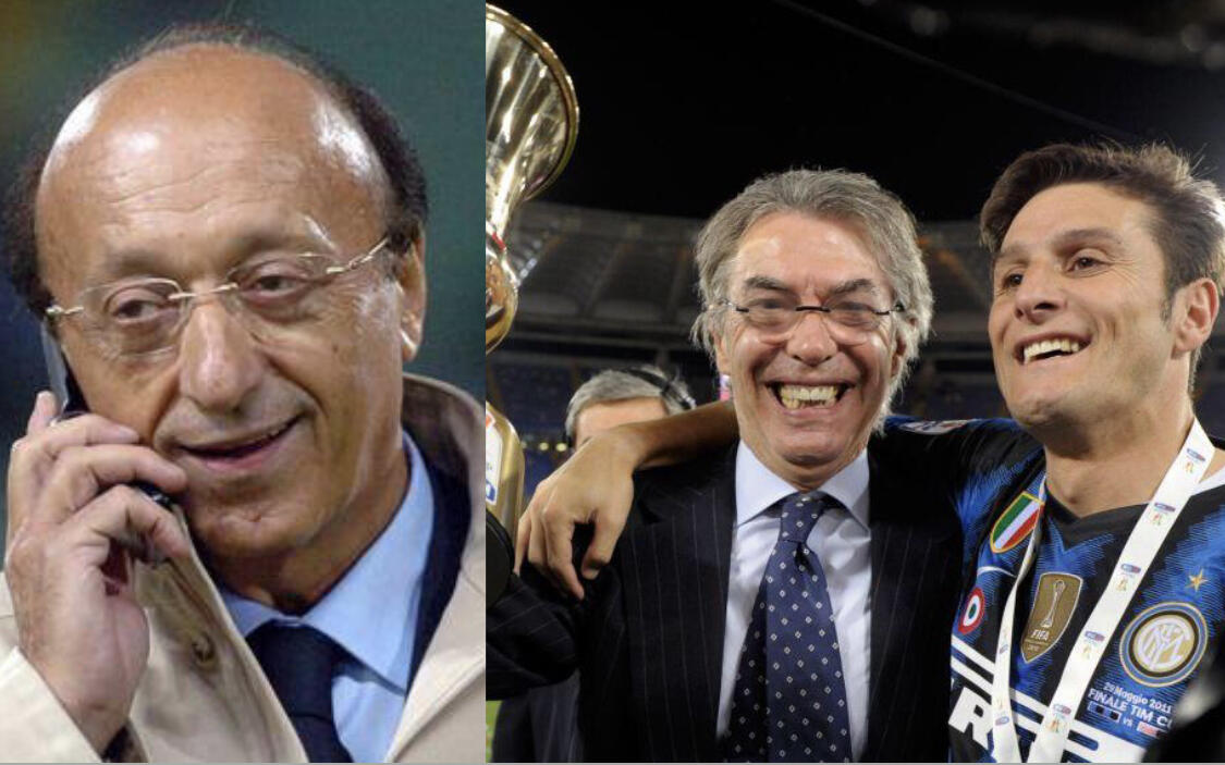 Moggi e il duro attacco a Moratti