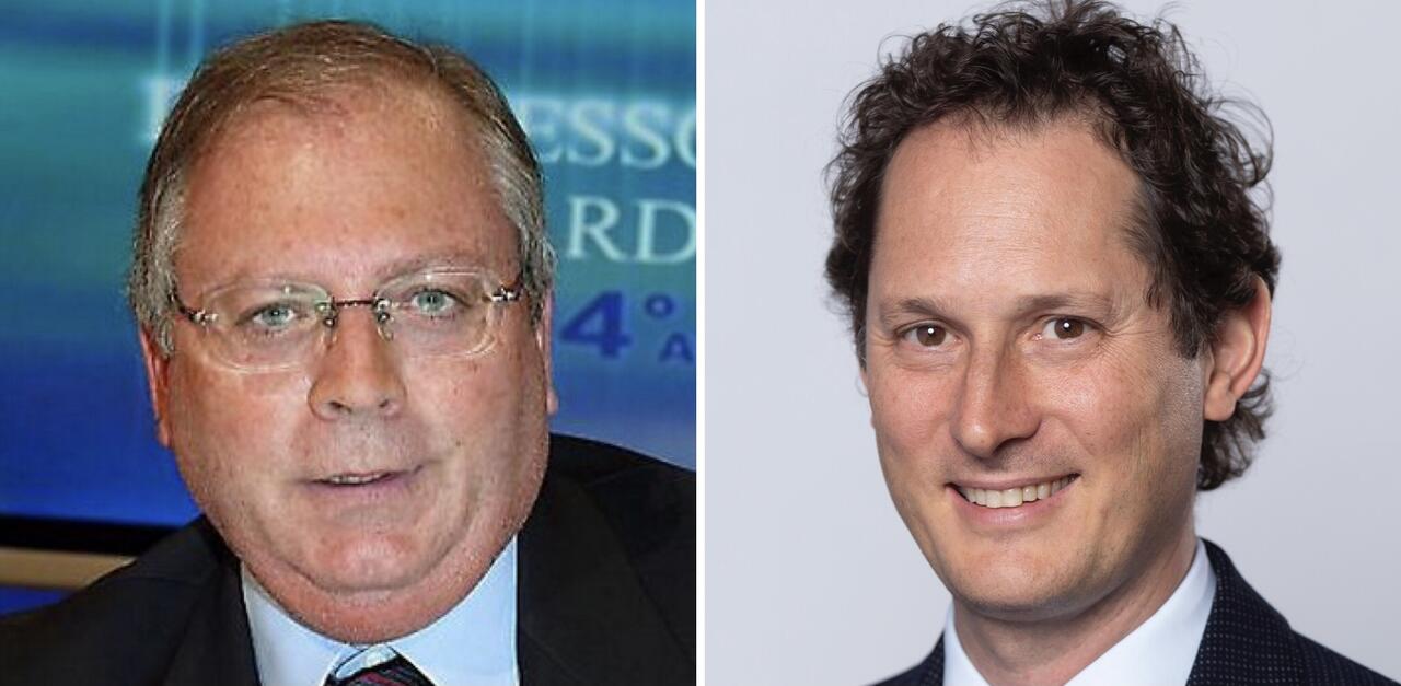 Moncalvo e John Elkann