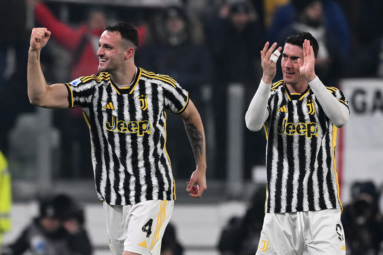 Federico Gatti e Dusan Vlahovic