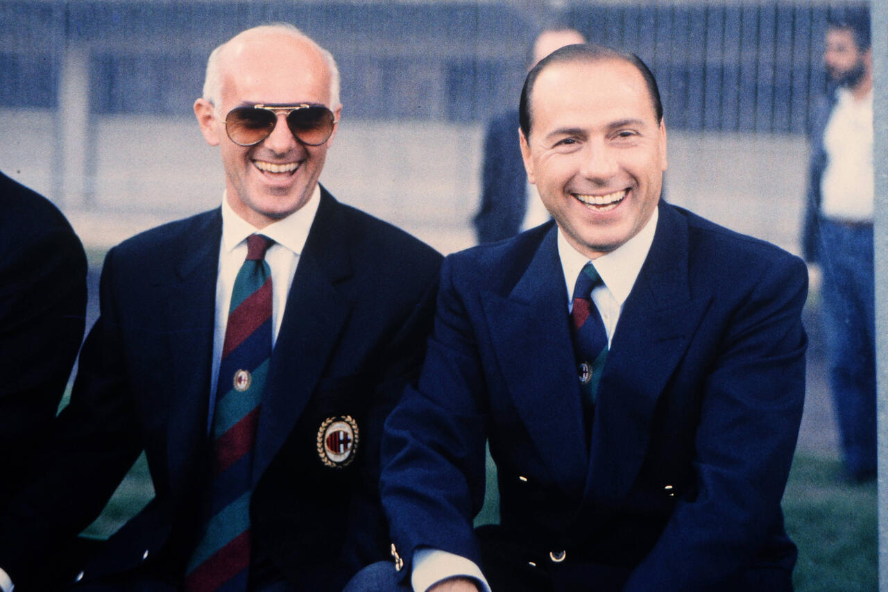 Sacchi con Berlusconi