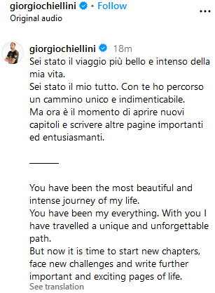 Chiellini Instagram