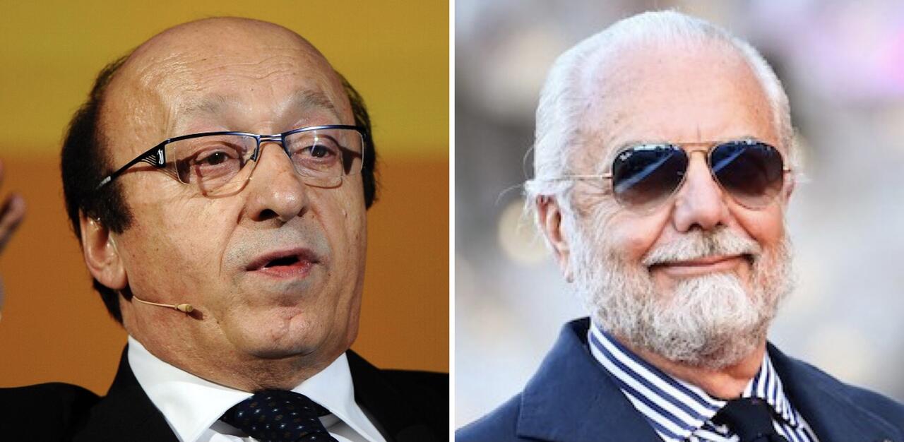 Luciano Moggi e Aurelio De Laurentiis