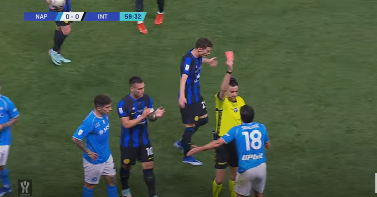 Espulsione Giovanni Simeone