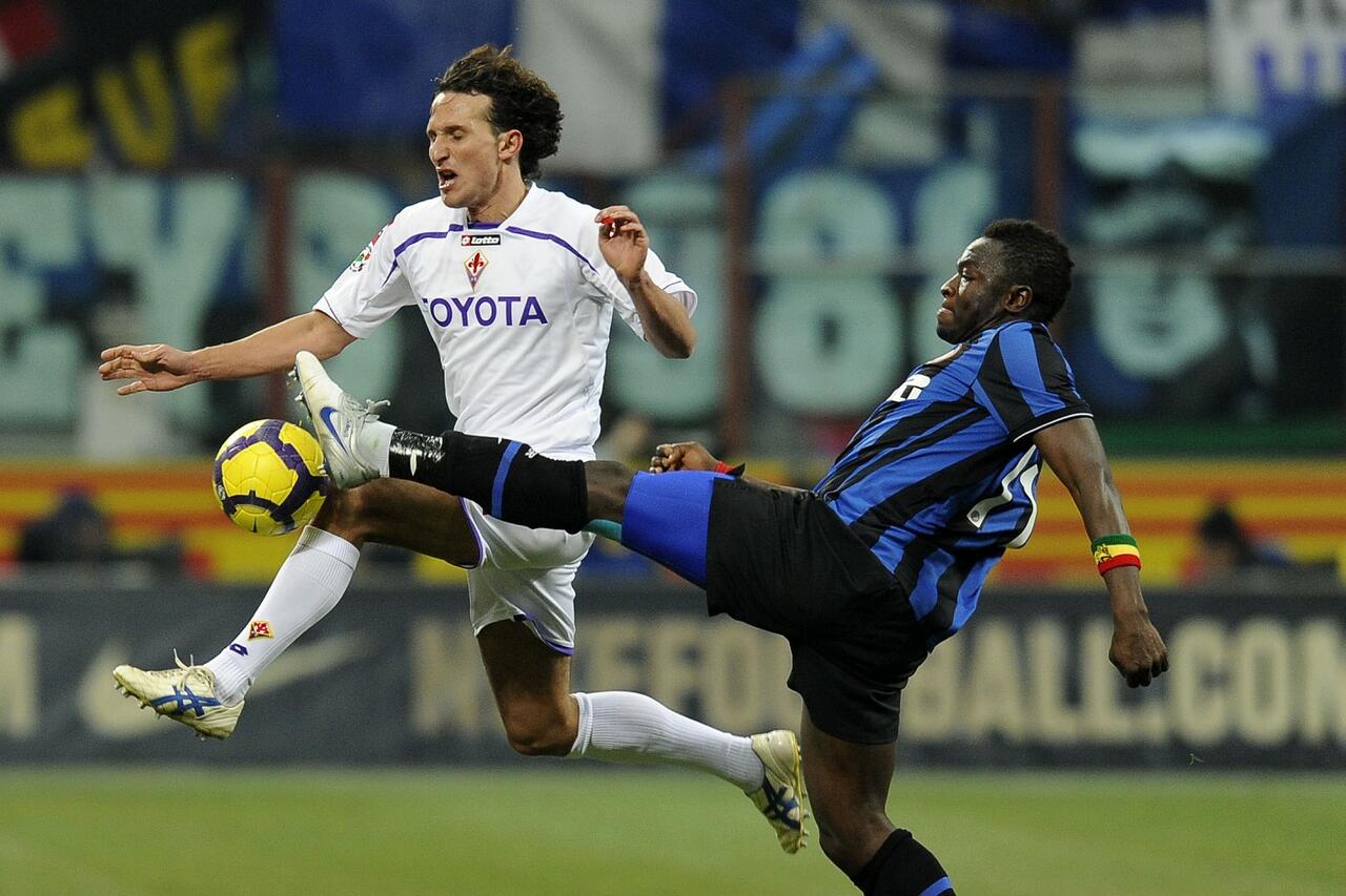 Gianluca Comotto e Sulley Muntari