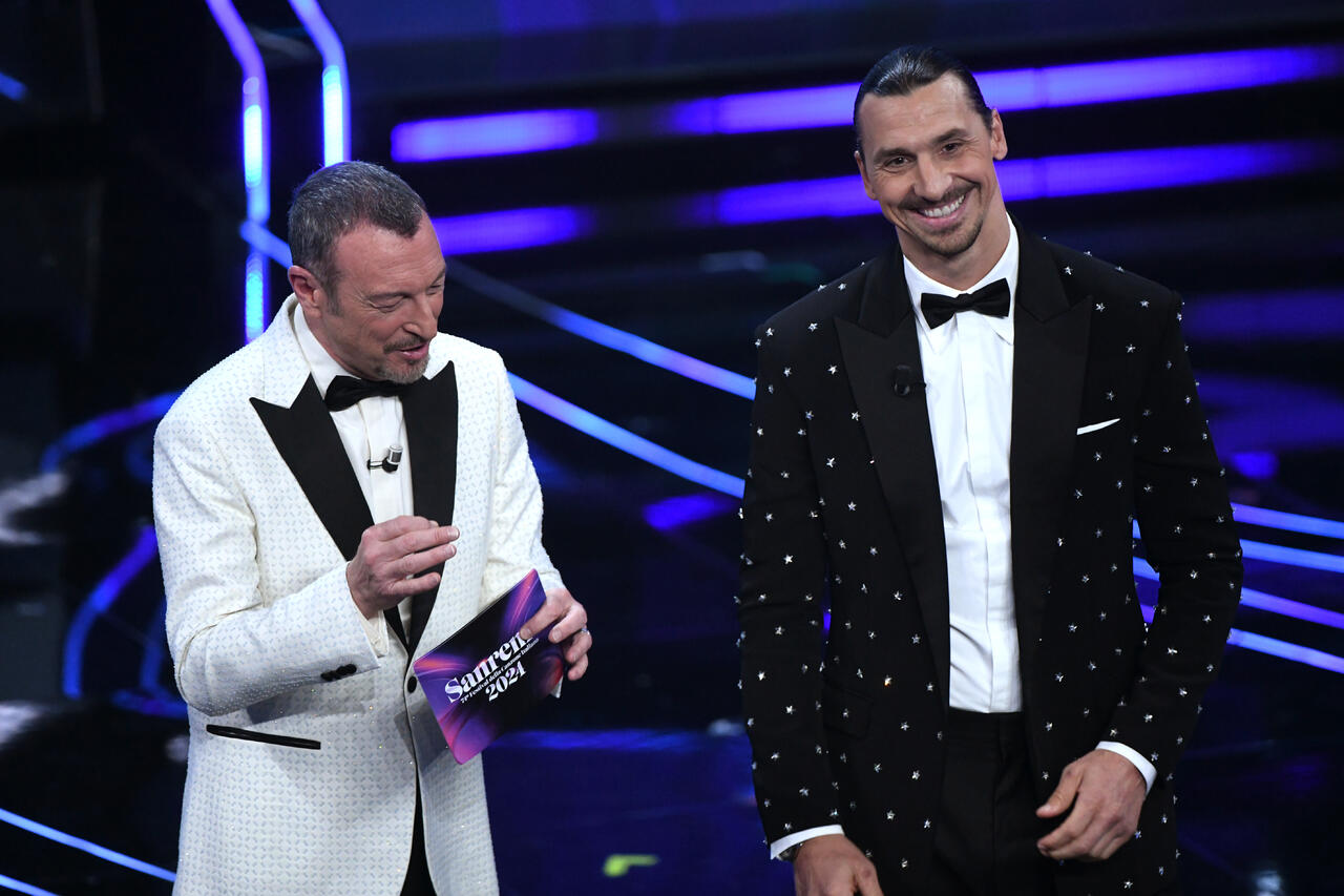 Amadeus e Zlatan Ibrahimovic