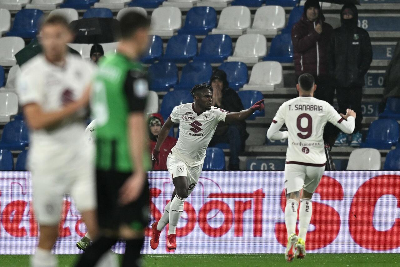 Nono gol in carriera di Zapata al Sassuolo