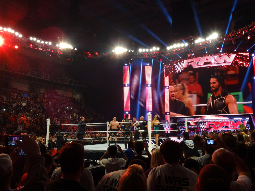 Seth Rollins e Brock Lesnar