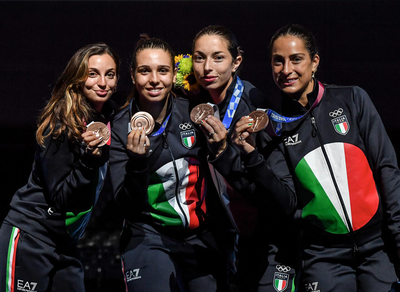 Maria Navarria, Rossella Fiamingo, Alberta Santuccio e Federica Isola 