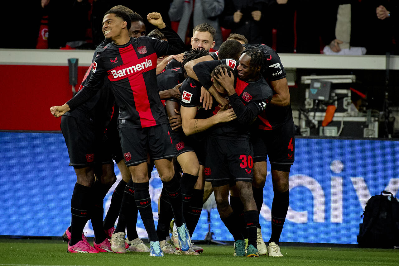 I giocatori del Bayer Leverkusen