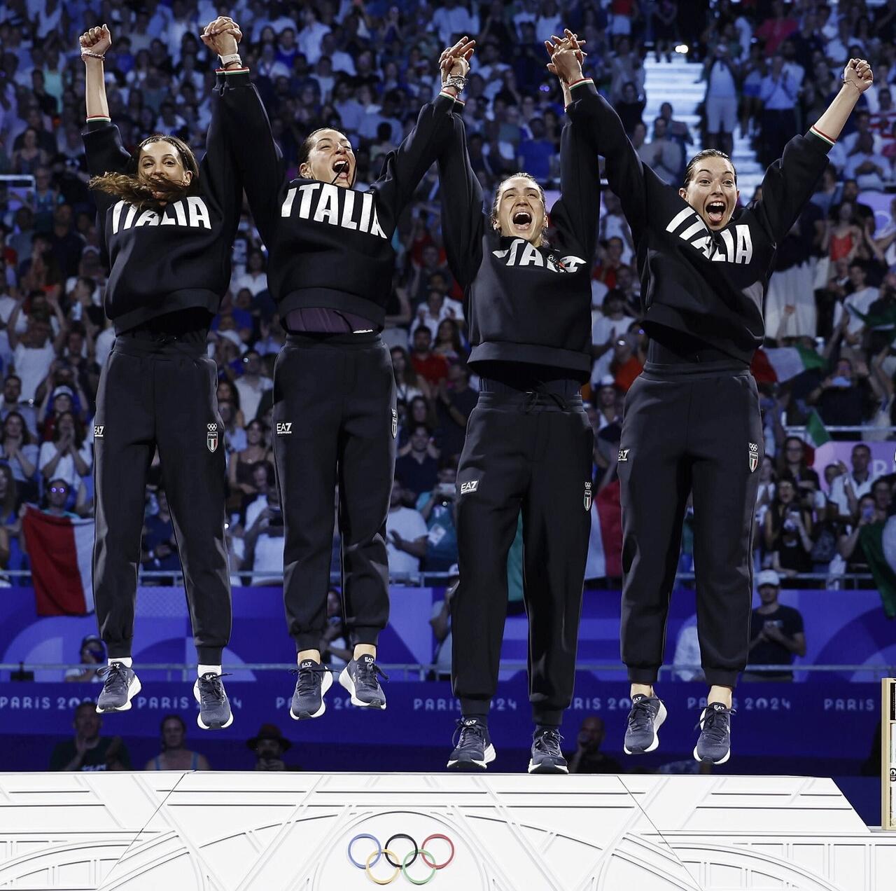 Rossella Fiamingo, Giulia Rizzi, Alberta Santuccio e Mara Navarria