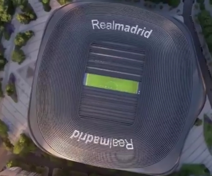Lo stadio del Real Madrid
