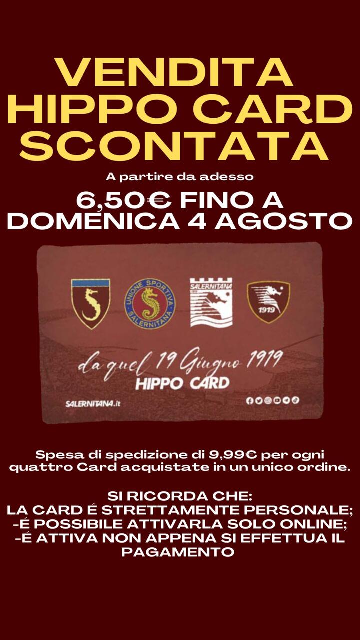 Hippo Card Salernitana