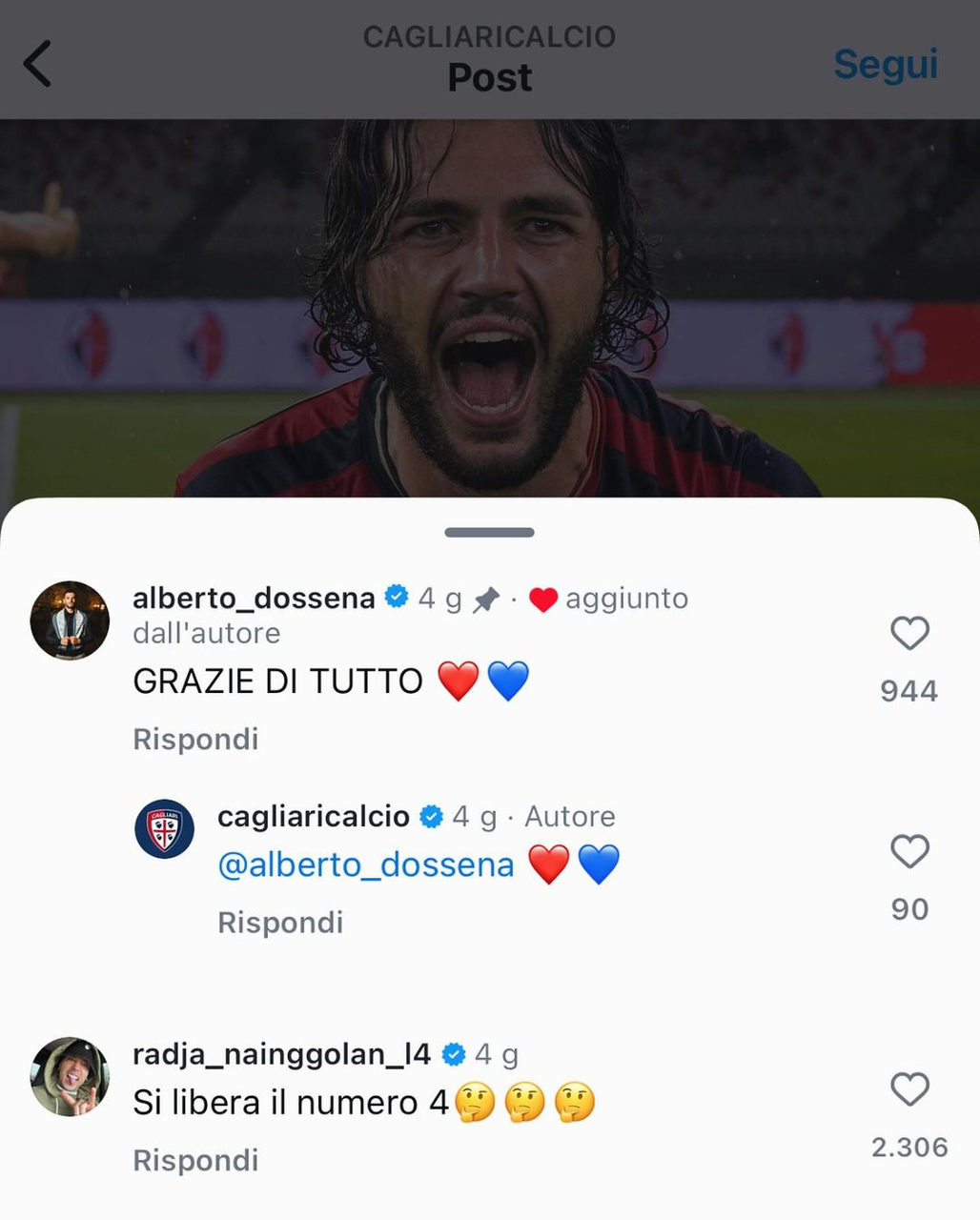 Commento Radja Nainggolan
