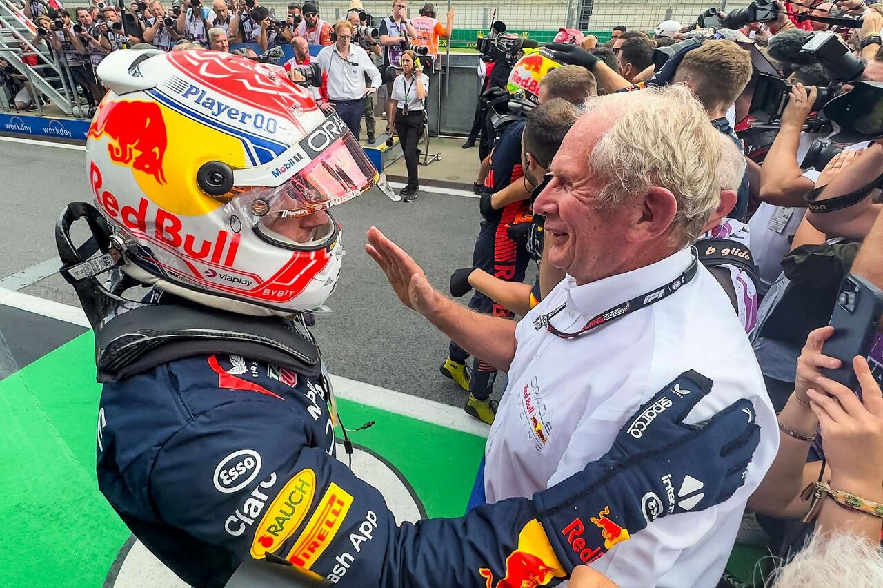Verstappen e Marko