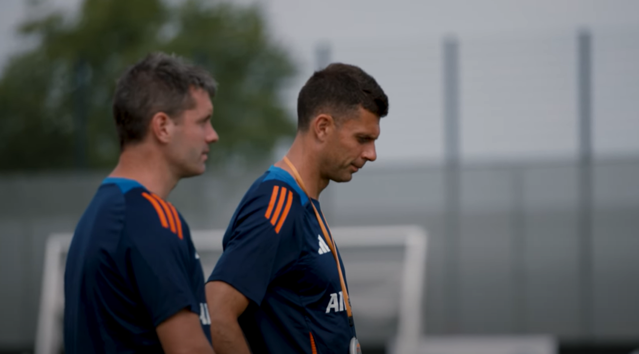 Thiago Motta e Alexandre Hugeux
