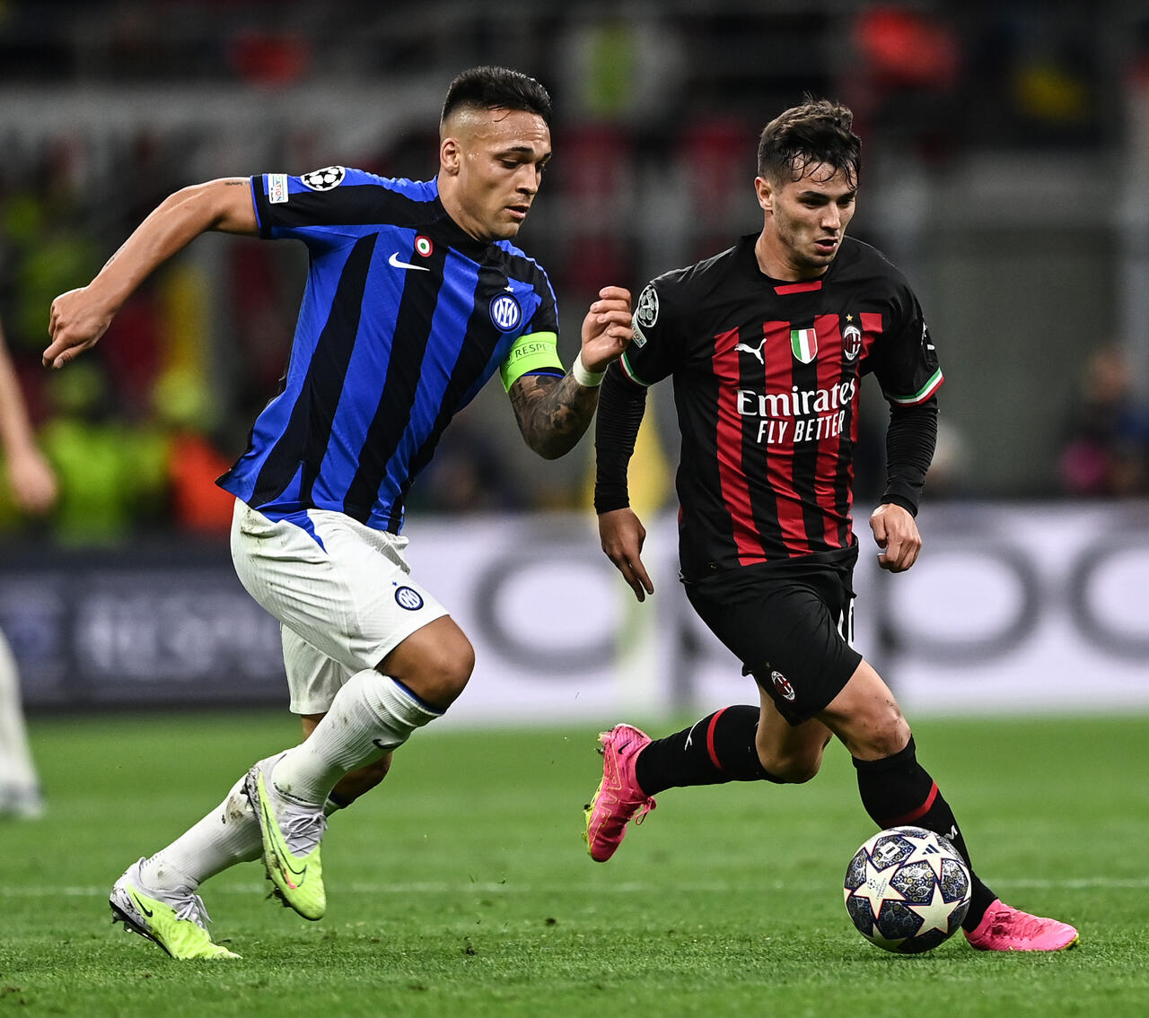 Lautaro Martinez e Brahim Diaz