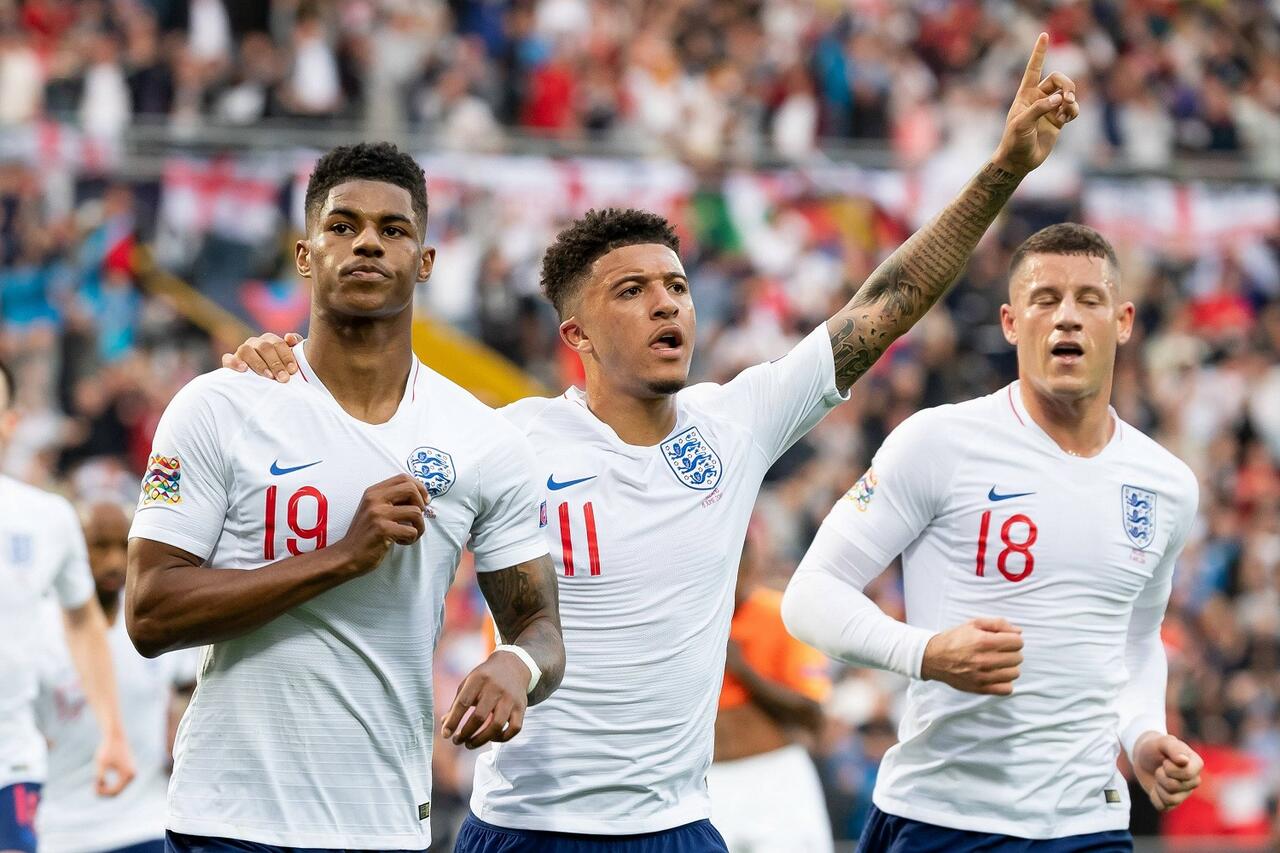 Jadon Sancho e Marcus Rashford