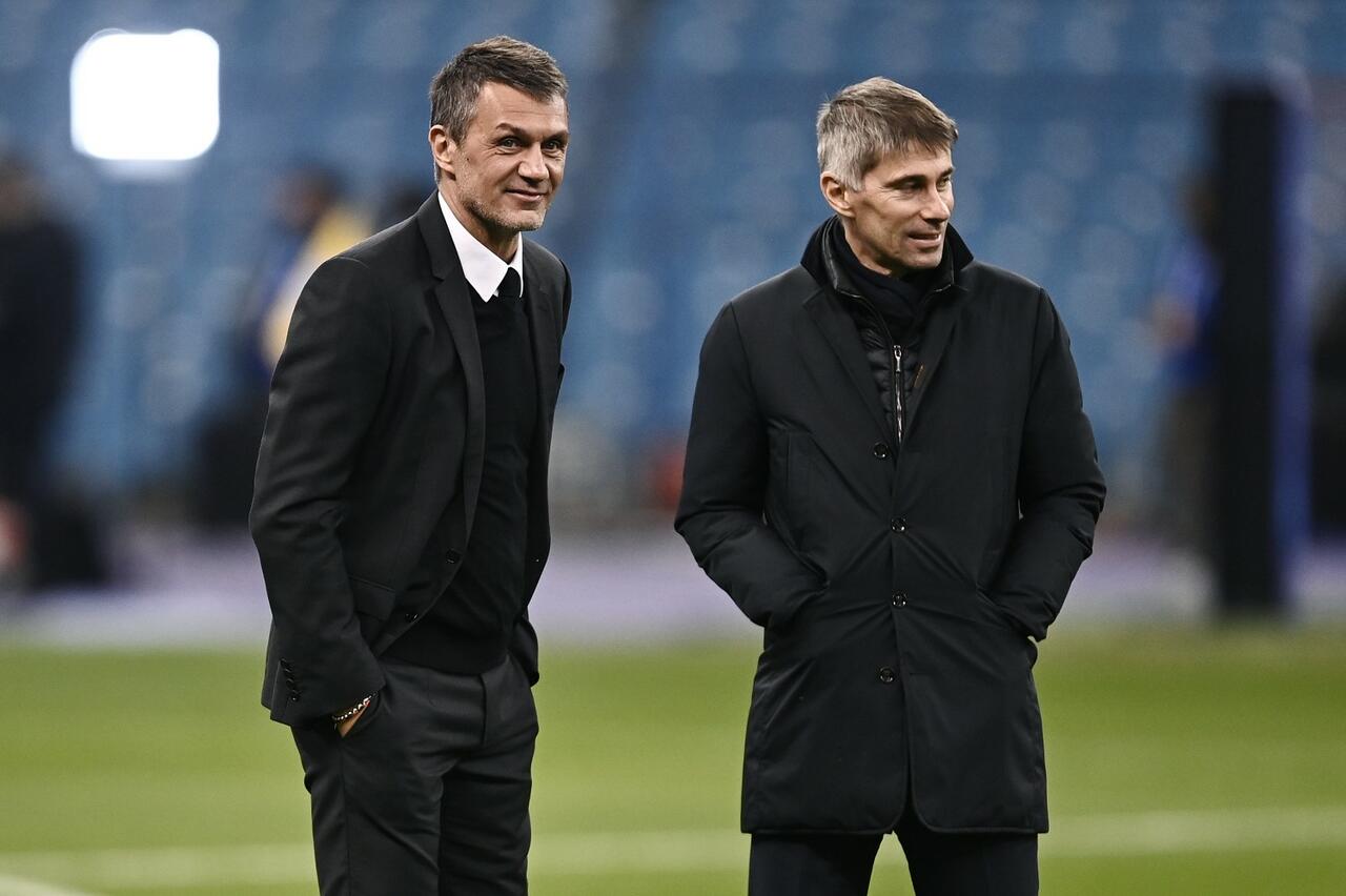 Paolo Maldini e Federick Massara