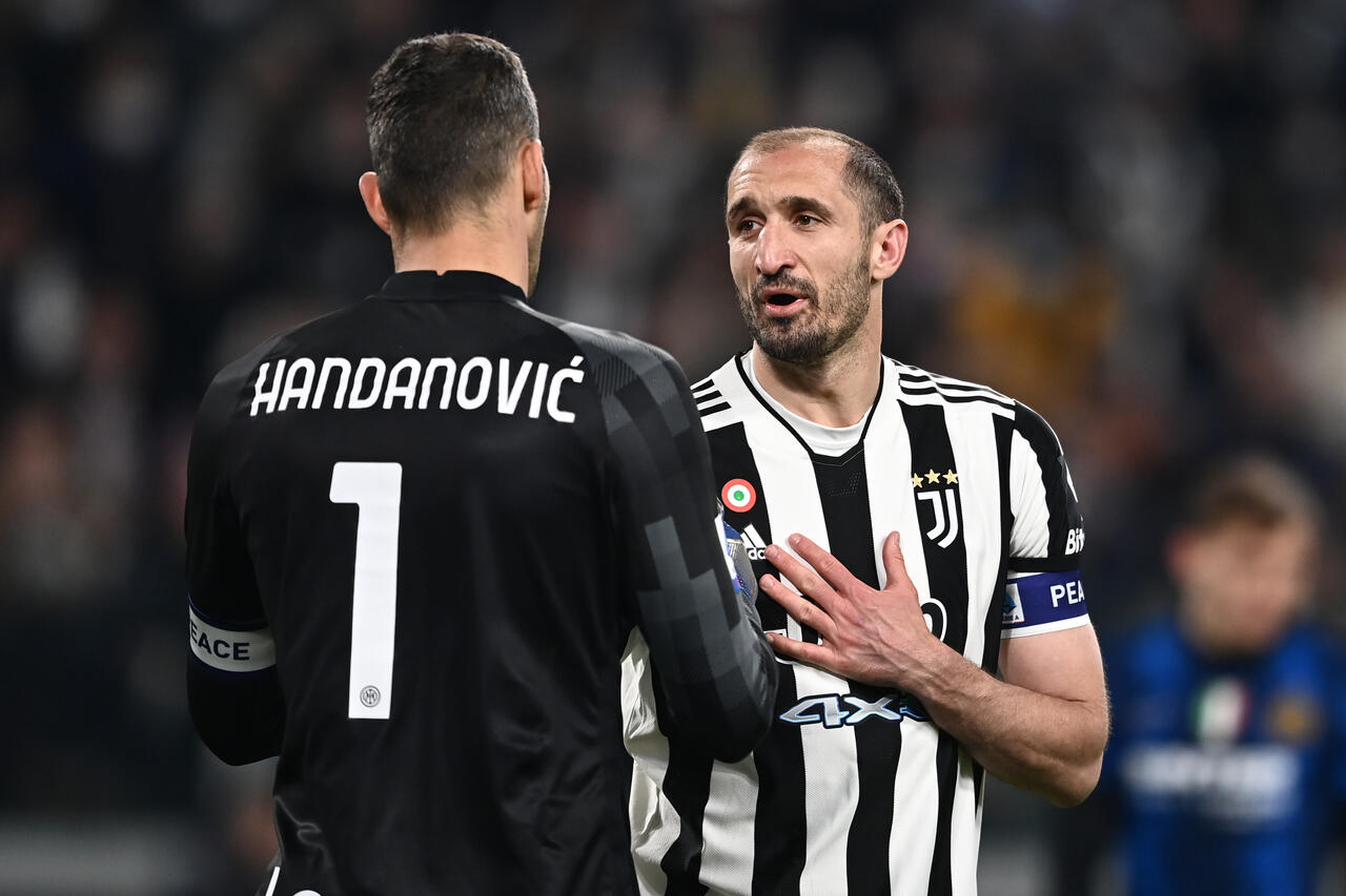 Chiellini e handanovic