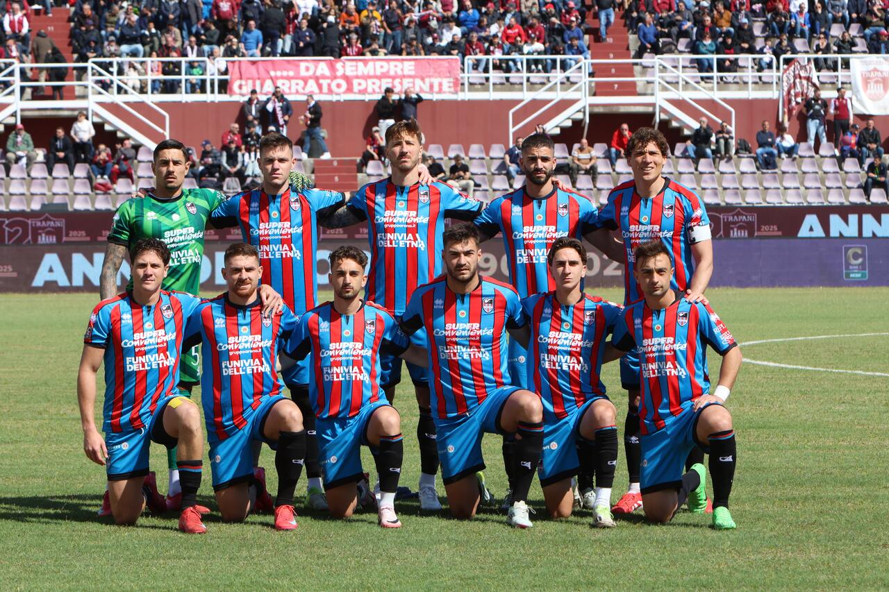 Formazione Catania in Trapani-Catania 0-3