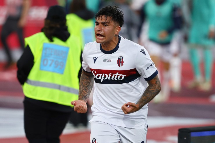 L'attaccante del Bologna, Santiago Castro