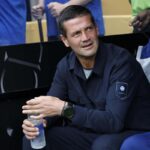 L'allenatore dell'Inter Cristian Chivu