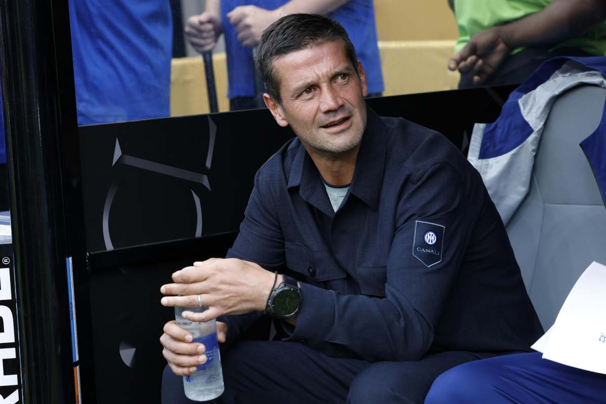 L'allenatore dell'Inter Cristian Chivu