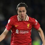Federico Chiesa in azione col Liverpool